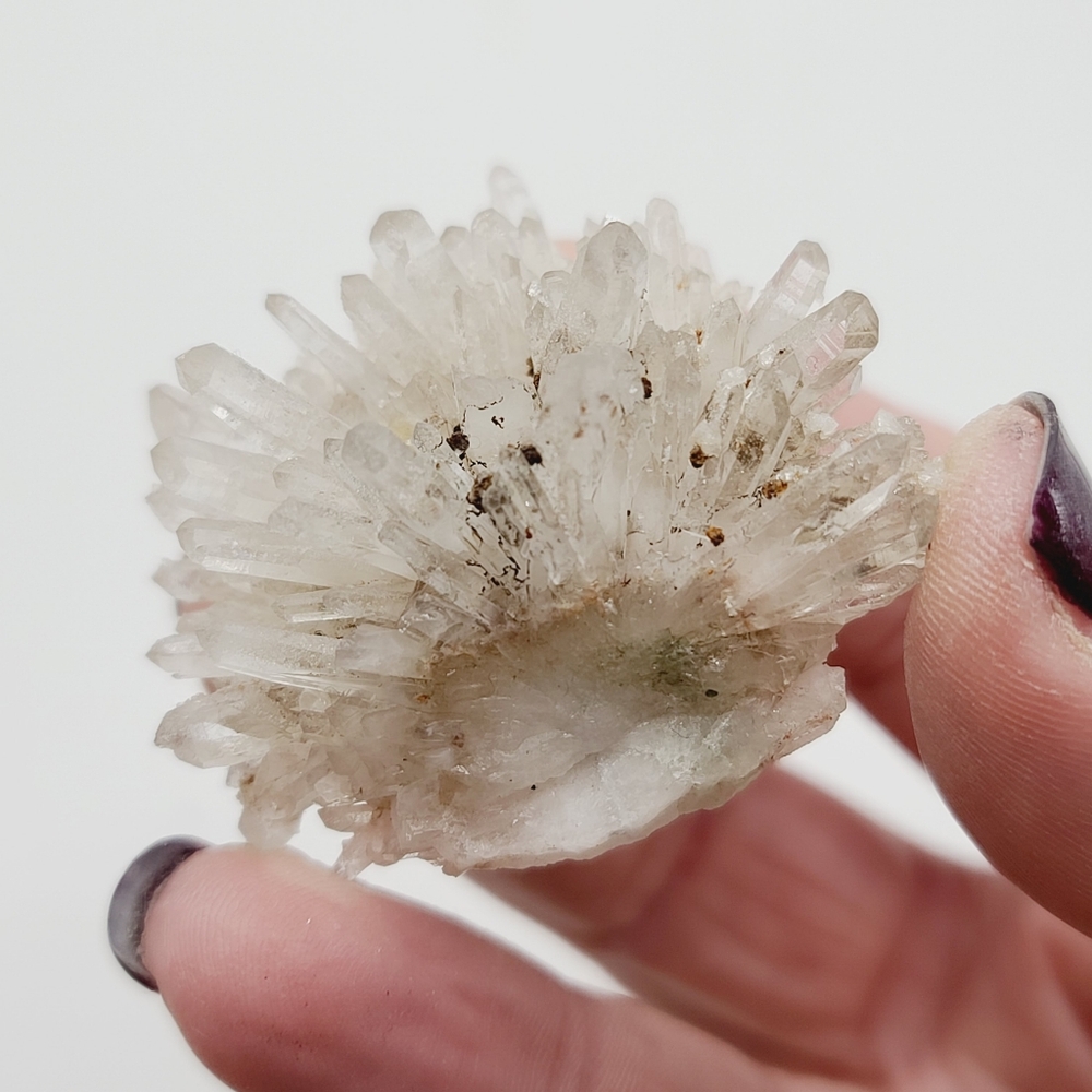 Needle Quartz & Sphalerite Crystal Cluster Mineral Specimen